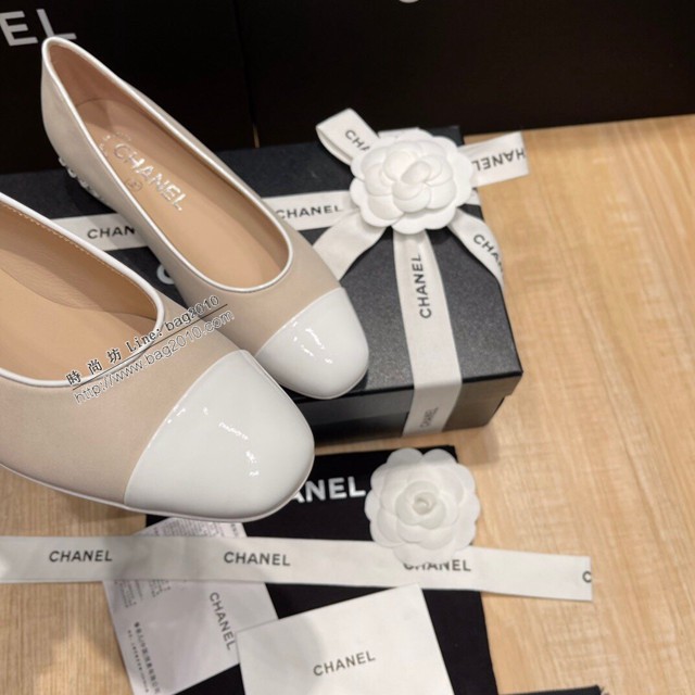 Chanel香奈兒頂級版本磨砂絲綢牛皮小香新款彩色糖果系列單鞋 dx2717